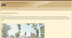 Desktop Screenshot of kovacs-telekes.org